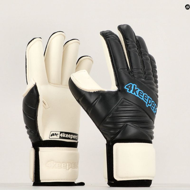 Рукавиці воротарські дитячі 4keepers Retro IV Black RF чорні 10