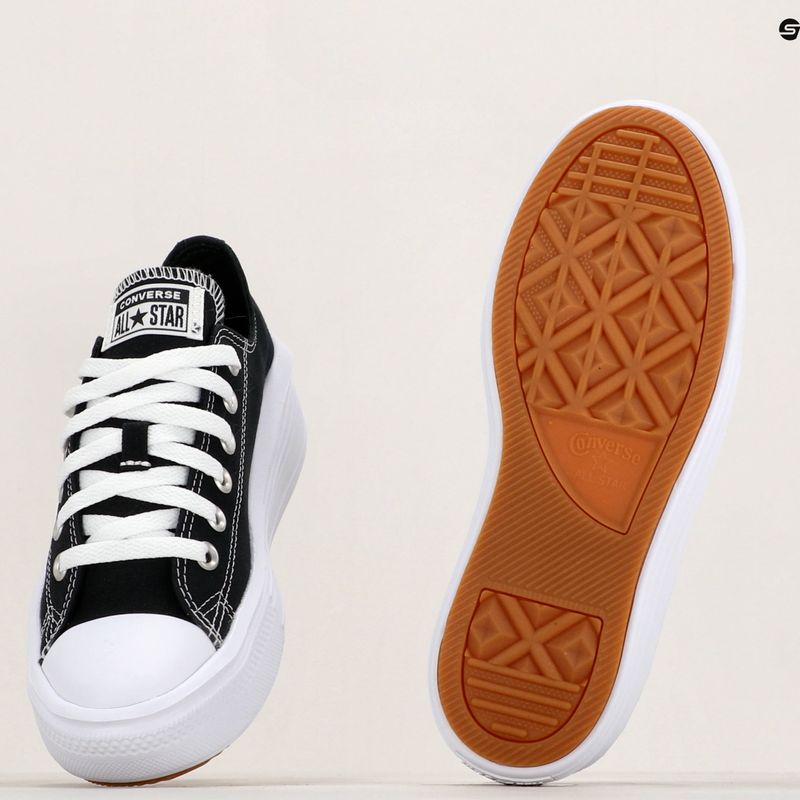 Кеди жіночі Converse Chuck Taylor All Star Move Canvas Platform Ox 570256C black/white/white 8