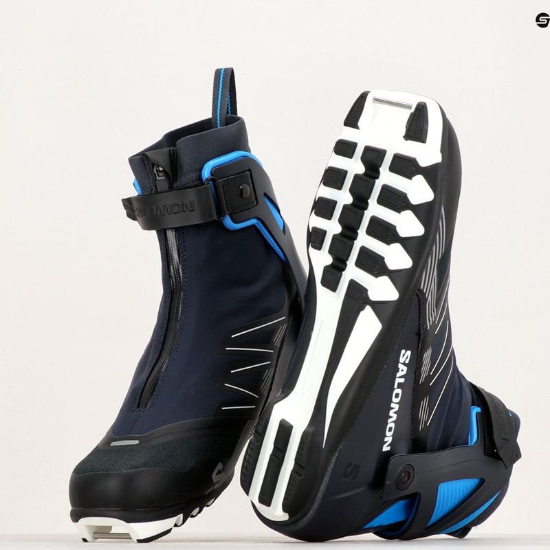 Гірськолижні черевики чоловічі Salomon RS8 Prolink dark navy/black/process blue 12