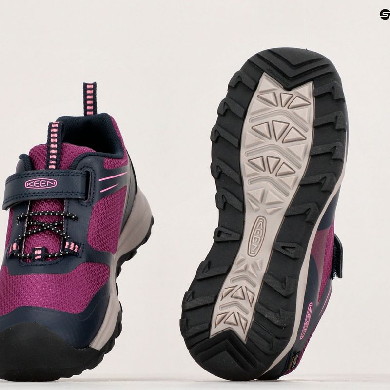 Кросівки туристичні дитячі KEEN Wanduro Low WP sky captain/charisma 9