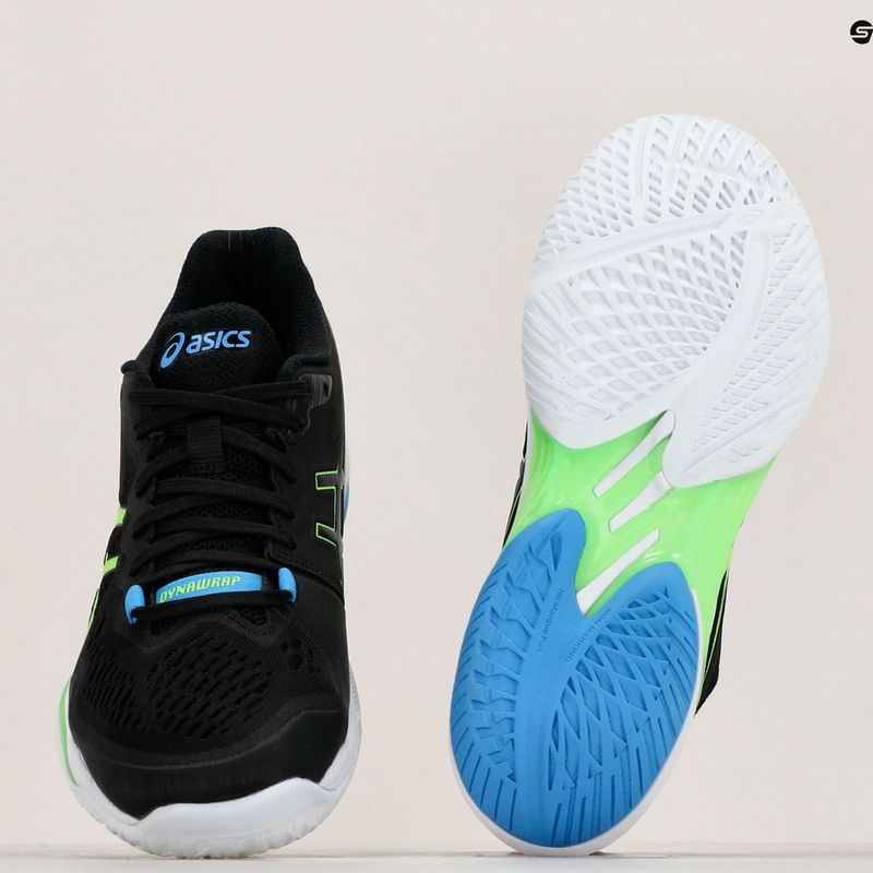 Кросівки для волейболу чоловічі ASICS Sky Elite FF 2 black/lime burst 9