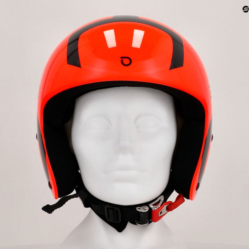 Шолом лижний дитячий Briko Vulcano FIS 6.8 JR shiny orange/black 8