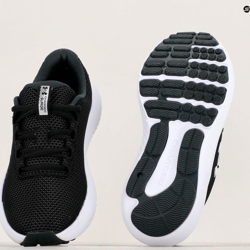 Черевики для бігу жіночі Under Armour Charged Surge 4 black/anthracite/white 10