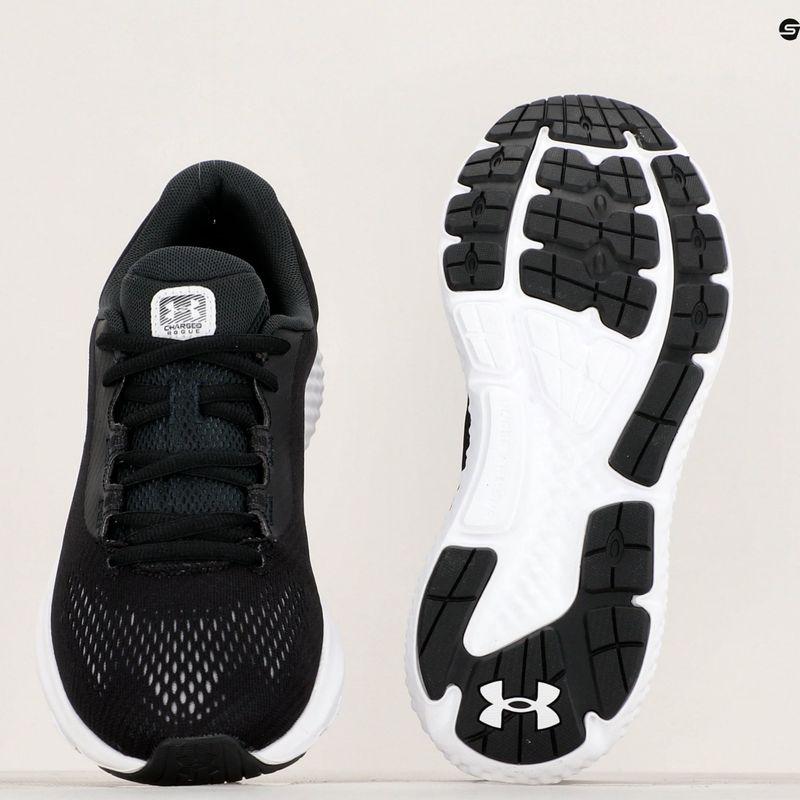 Черевики для бігу чоловічі Under Armour Charged Rogue 4 black/white/white 8