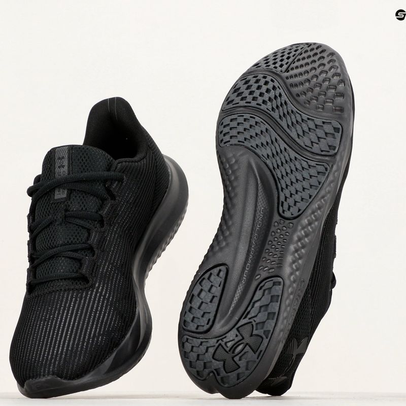 Черевики для бігу чоловічі Under Armour Charged Speed Swift black/black/black 14