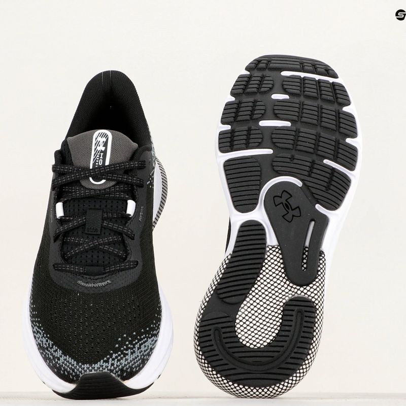 Черевики для бігу жіночі Under Armour Hovr Turbulence 2 black/jet gray/white 8