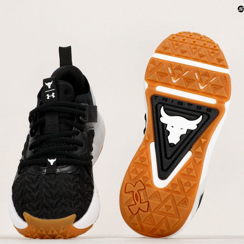 Черевики для тренувань чоловічі Under Armour Project Rock 6 black/white/black 8