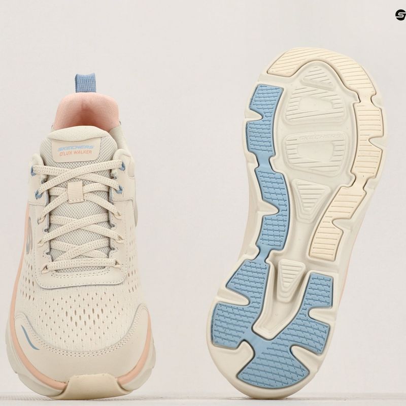 Черевики жіночі SKECHERS D'Lux Walker 2.0 Daisy Doll beige/mesh/pink/blue 8