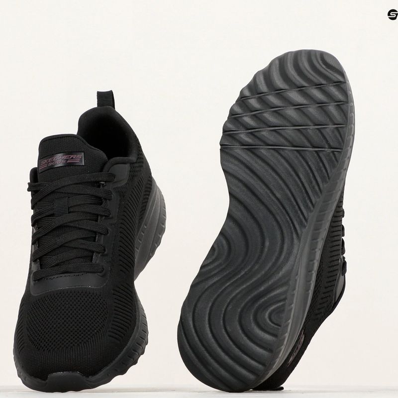 Черевики жіночі SKECHERS Bobs Squad Chaos Face Off black 8
