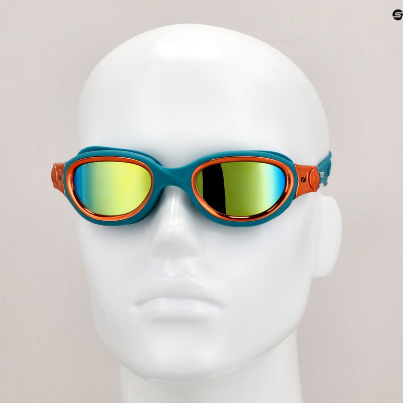 Окуляри для плавання ZONE3 Venator-X Swim teal/cooper 13