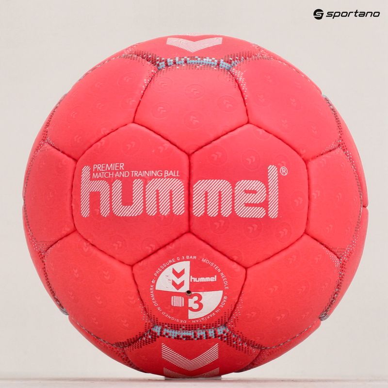 М'яч гандбольний Hummel Premier HB червоний/синій/білий, розмір 3 5