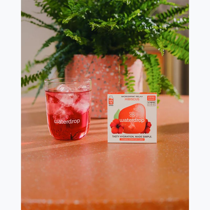 Напій ізотонічний waterdrop Microdrink Relax 12 кубиків hibiscus acerola 3