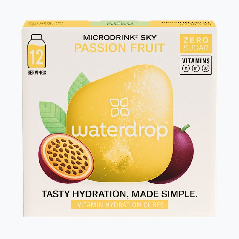 Напій ізотонічний waterdrop Microdrink Sky 12 кубиків pineberry passion fruit