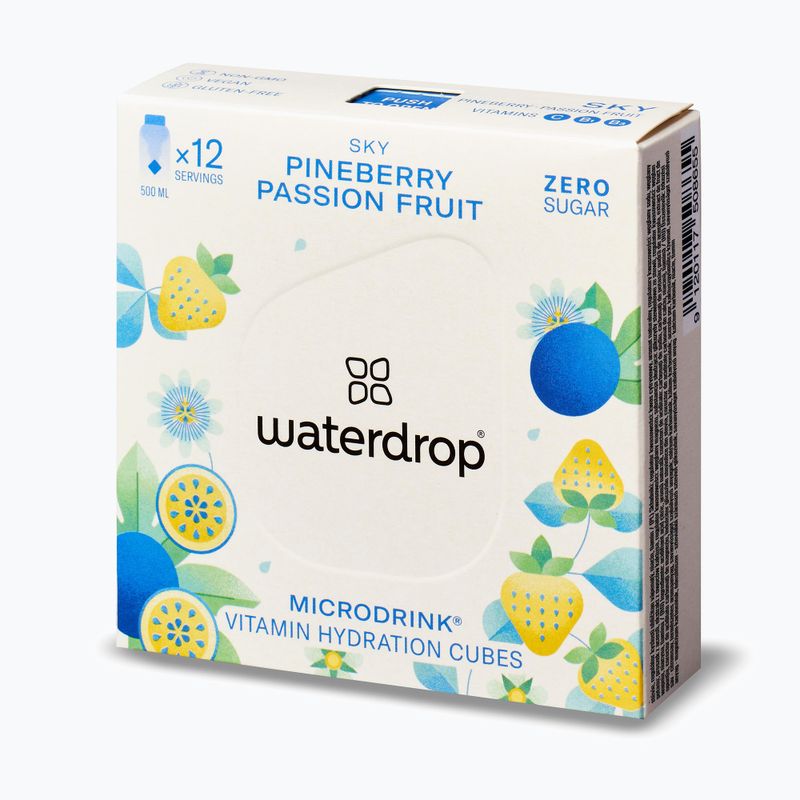 Напій ізотонічний waterdrop Microdrink Sky 12 кубиків pineberry passion fruit 3
