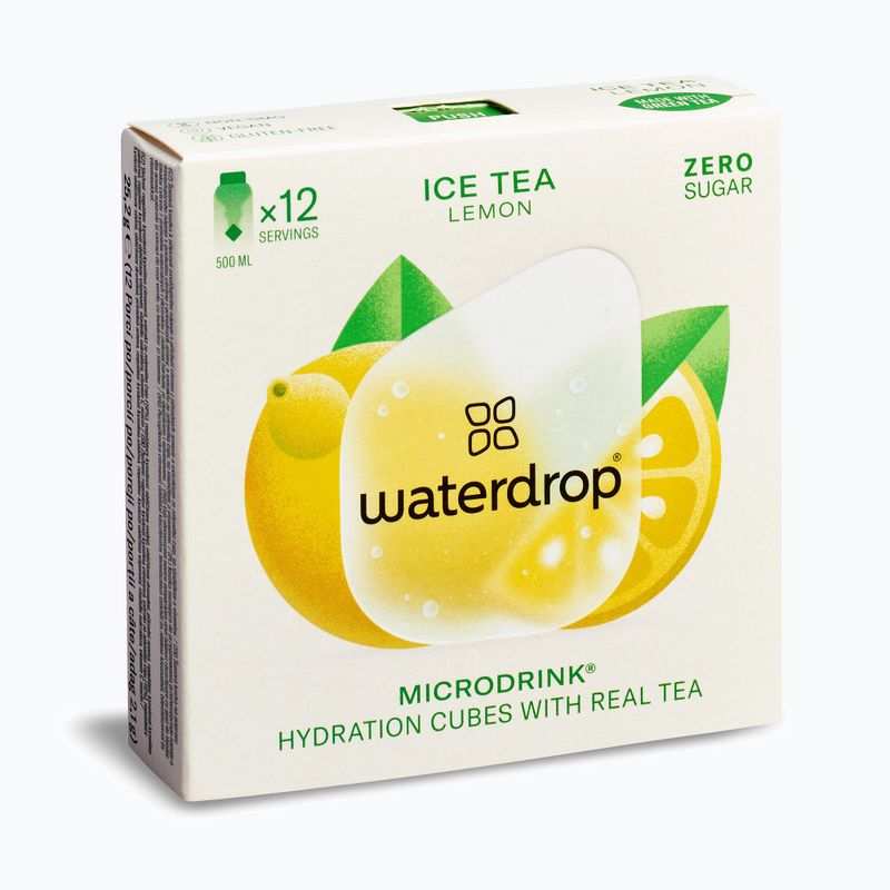 Напій для регідрації waterdrop Microdrink Ice Tea 12 кубиків лимон 2