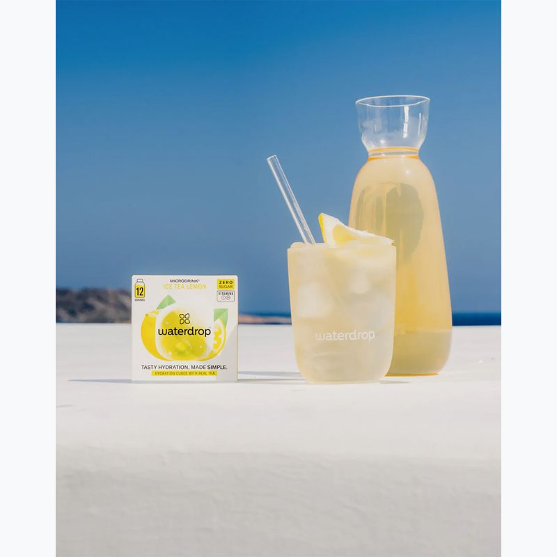 Напій для регідрації waterdrop Microdrink Ice Tea 12 кубиків лимон 3