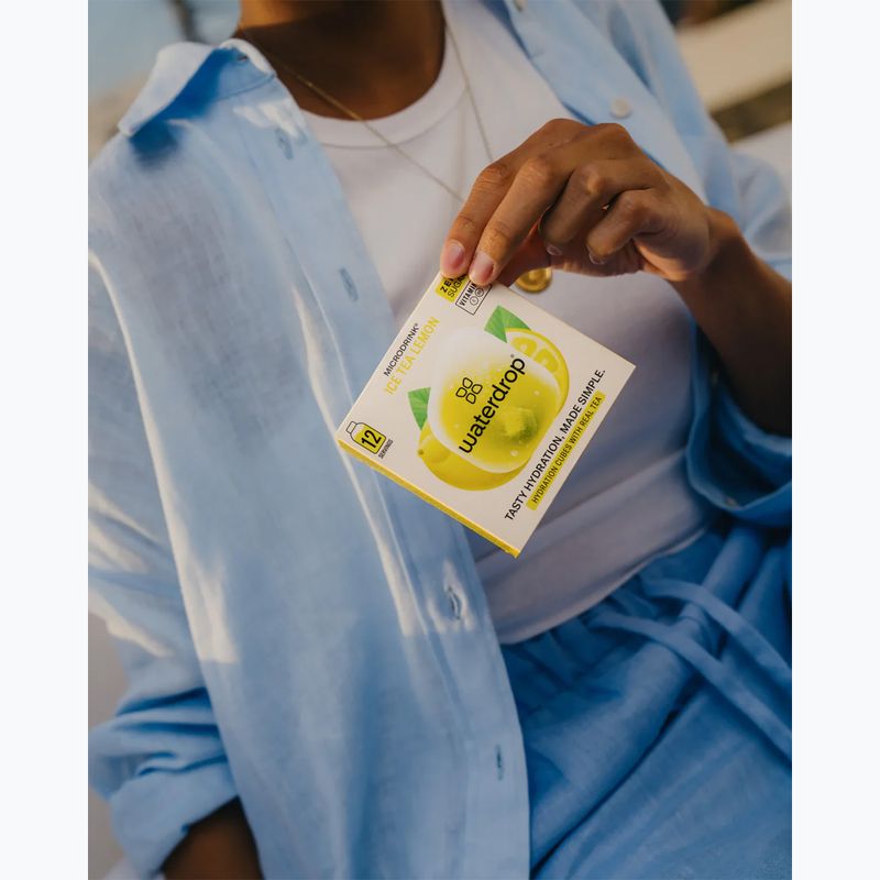 Напій для регідрації waterdrop Microdrink Ice Tea 12 кубиків лимон 7