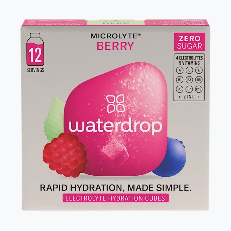 Напій ізотонічний waterdrop Microlyte 12 кубиків berry