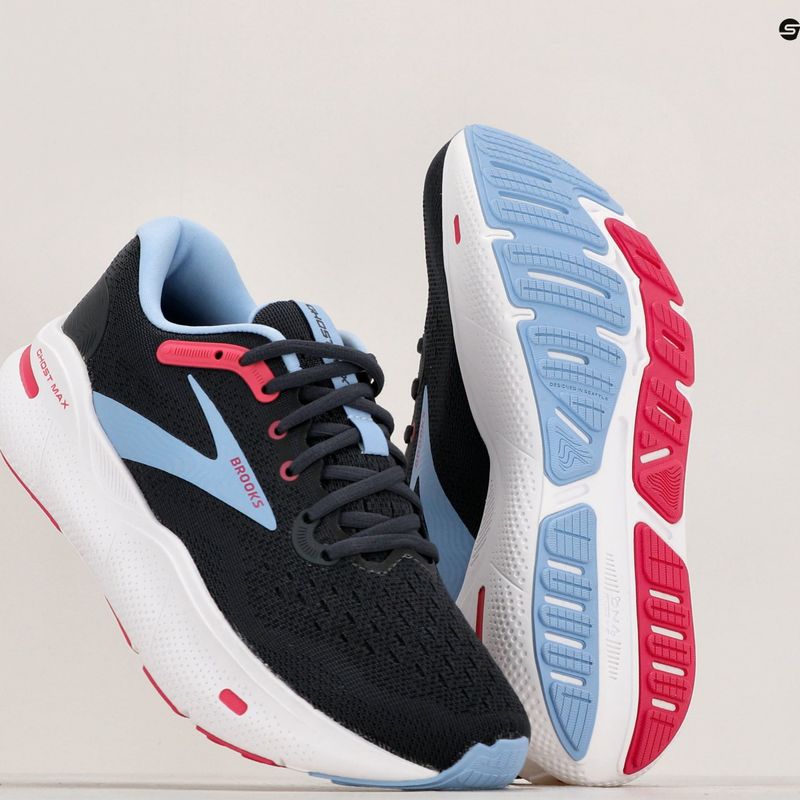 Жіночі кросівки для бігу Brooks Ghost Max ebony/open air/lilac rose 12