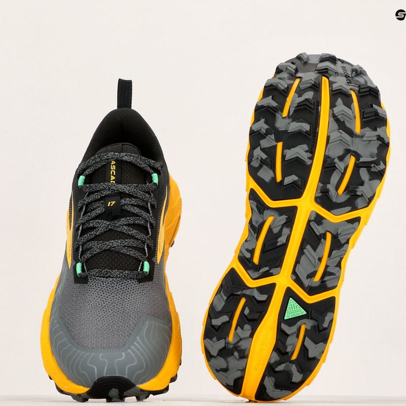 Черевики для бігу чоловічі Brooks Cascadia 17 lemon chrome/sedona sage 12