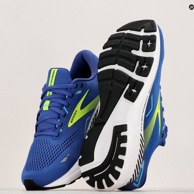 Черевики для бігу чоловічі Brooks Adrenaline GTS 23 blue/nightlife/black 10