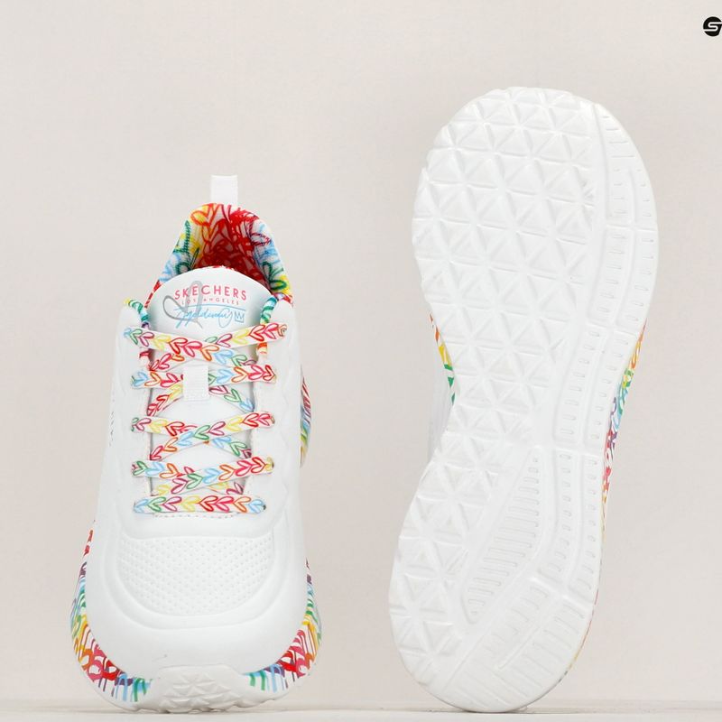 Черевики жіночі SKECHERS Uno Lite Exuberant Hearts white/multi 10