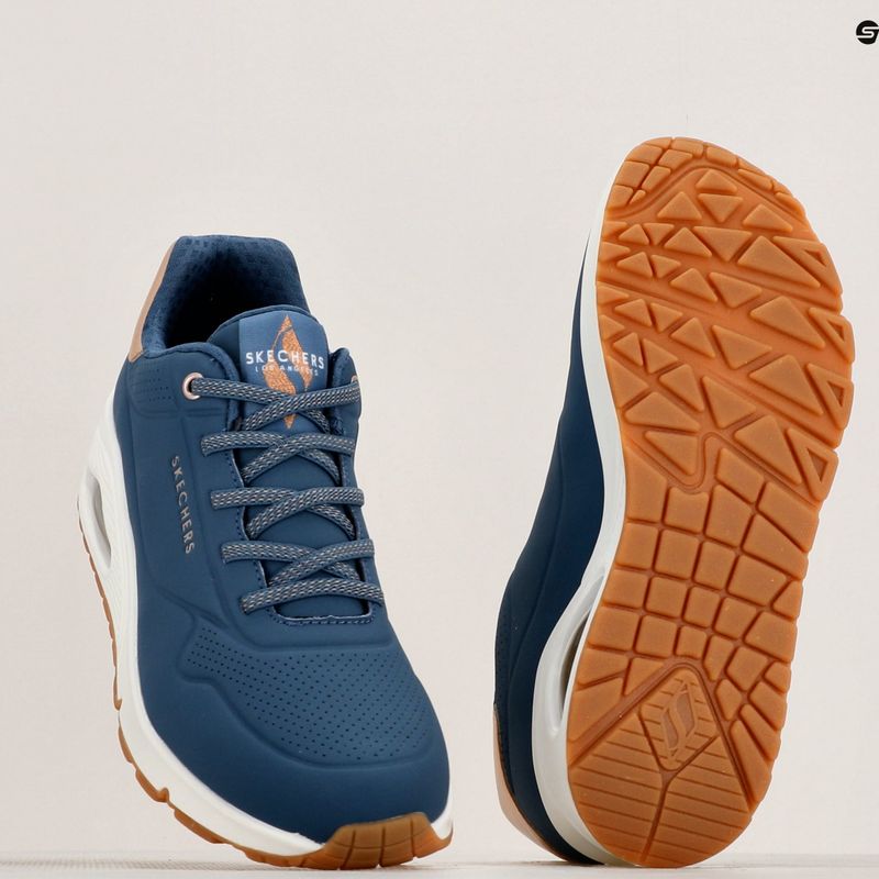 Черевики жіночі SKECHERS Uno Shimmer Away navy 10