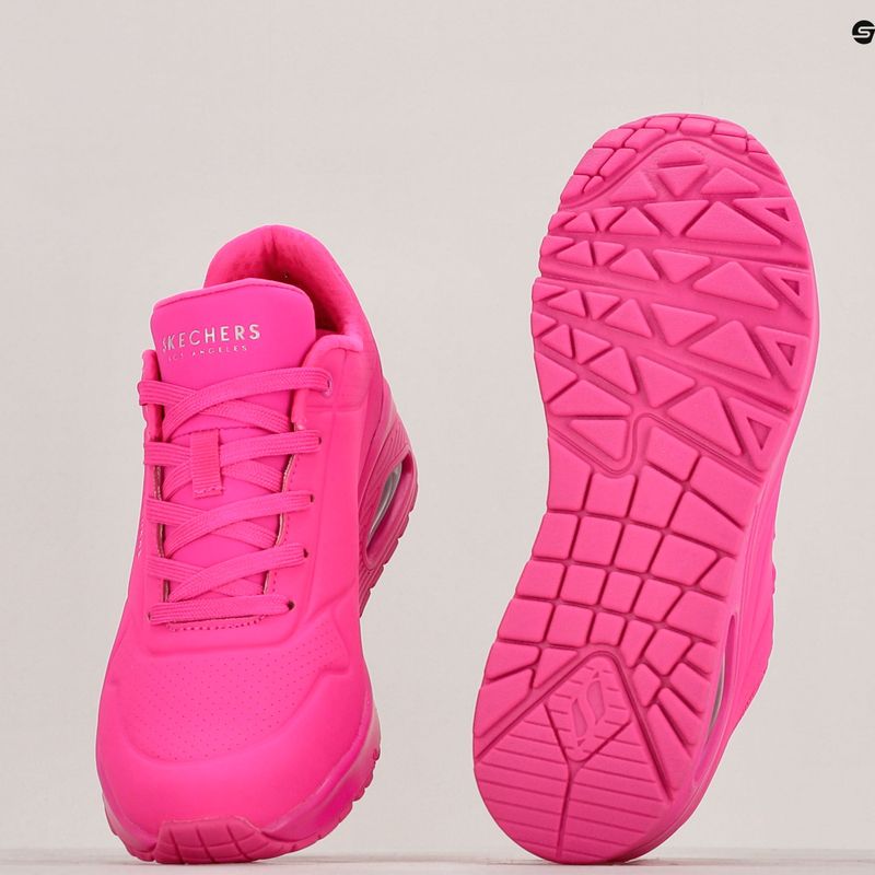 Черевики жіночі SKECHERS Uno Night Shades hot pink 10