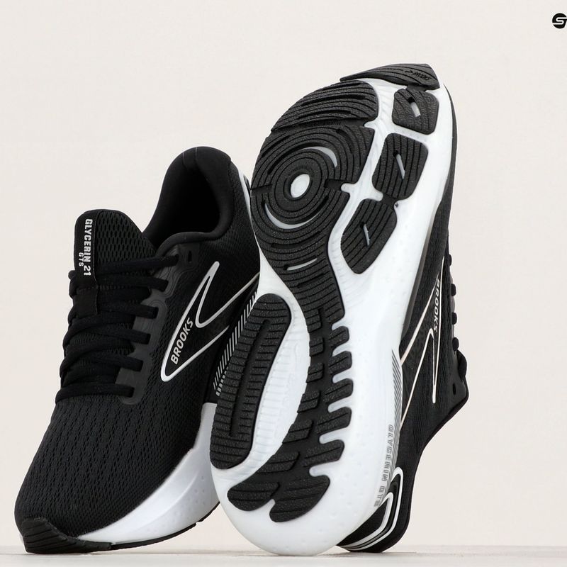 Черевики для бігу жіночі Brooks Glycerin GTS 21 black/grey/white 12