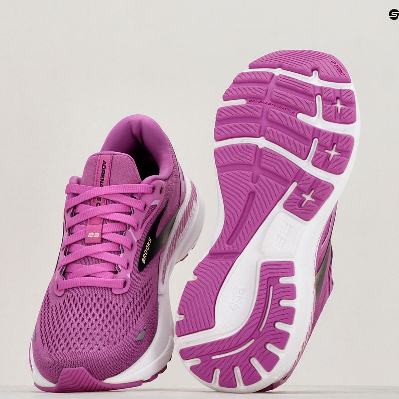Черевики для бігу жіночі Brooks Adrenaline GTS 23 orchid/black/purple 12