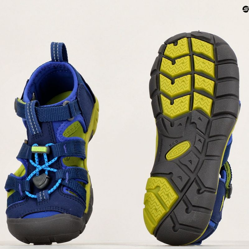 Сандалі дитячі KEEN Seacamp II CNX blue depths/chartreuse 9