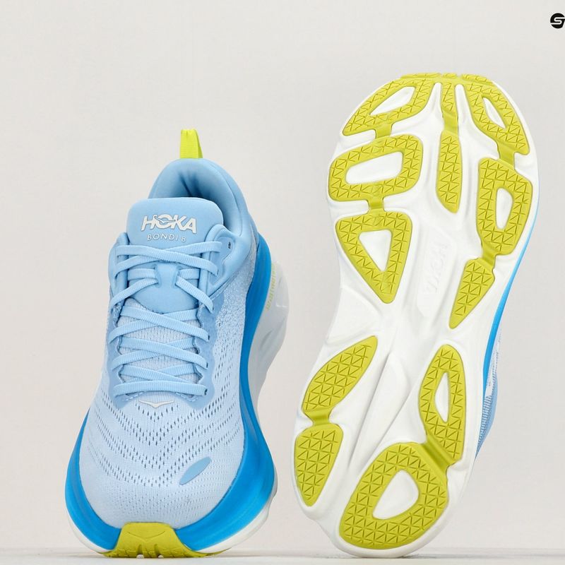 Черевики для бігу чоловічі HOKA Bondi 8 airy blue/diva blue 10
