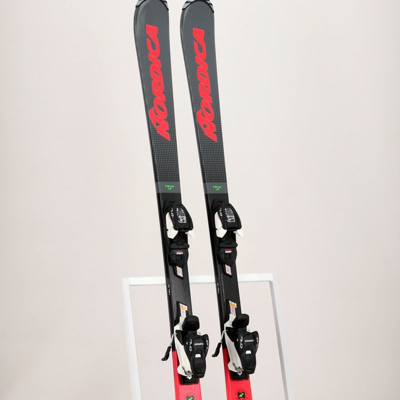 Лижі гірські дитячі Nordica Team J R + J7.0 FDT grey/red 12