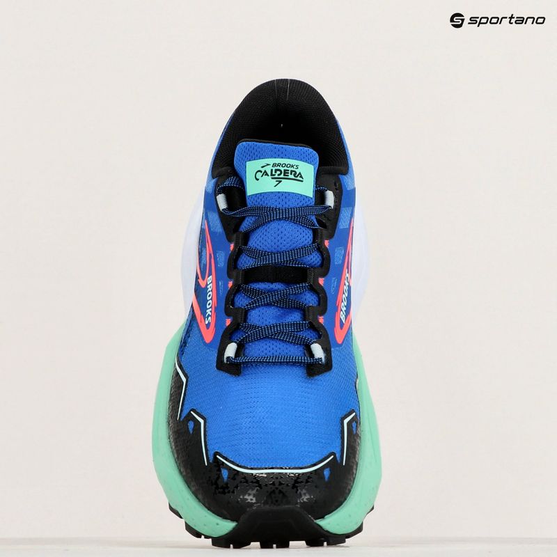 Черевики для бігу чоловічі Brooks Caldera 7 victoria blue/black/spring bud 12