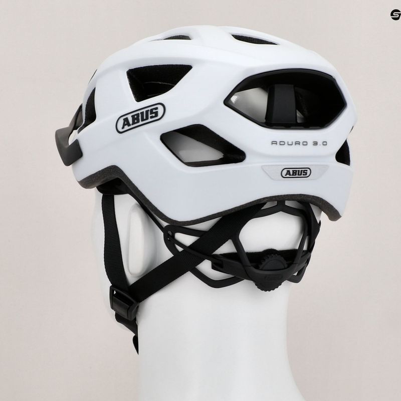 Шолом велосипедний ABUS Aduro 3.0 polar white 9
