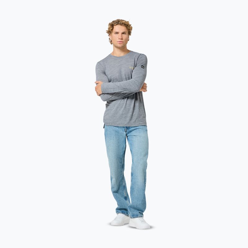 Лонгслів чоловічий super.natural Apres Ski cashmere grey melange/various 2