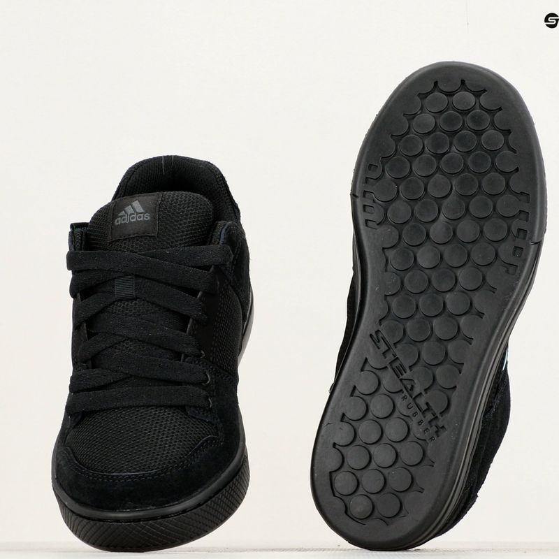 Кросівки велосипедні на платформі жіночі adidas FIVE TEN Freerider core black/acid mint/core black 13