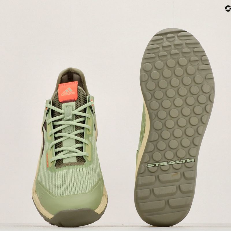 Кросівки велосипедні на платформі жіночі adidas FIVE TEN Trailcross LT magic lime/quiet crimson/orbit green 11