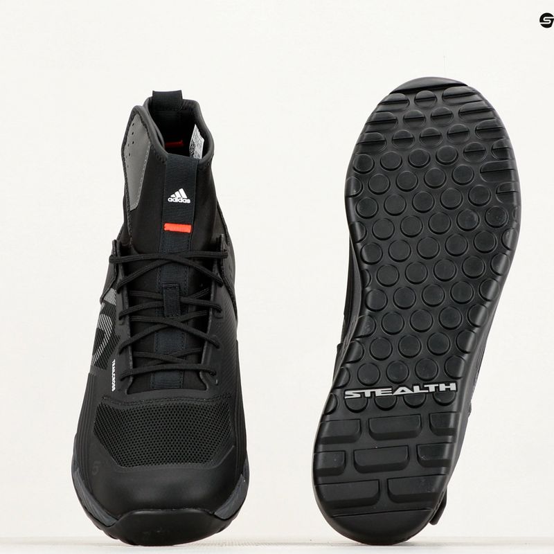Кросівки велосипедні на платформі чоловічі adidas FIVE TEN Trailcross GTX core black/grey three/dgh solid grey 22