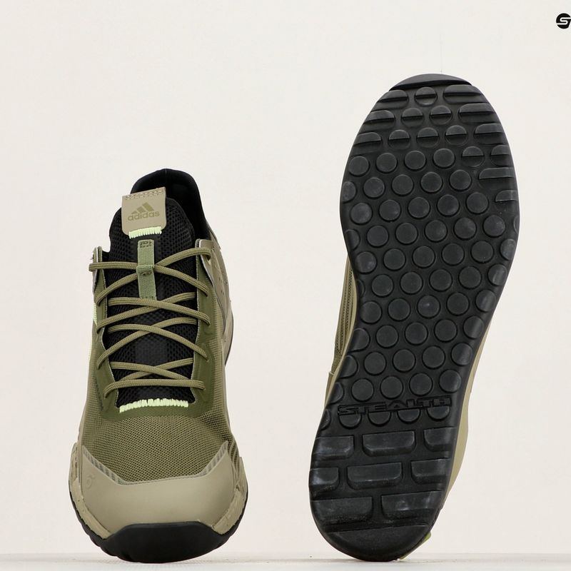Кросівки велосипедні на платформі чоловічі adidas FIVE TEN Trailcross LT focus olive/pulse lime/orbit green 12