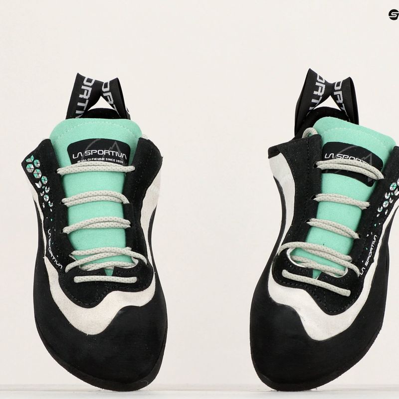 Черевики скелелазні жіночі La Sportiva Miura white/jade green 10