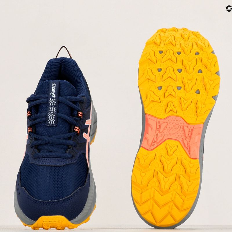 Кросівки для бігу дитячі ASICS Gel-Venture 9 GS blue expanse/sun coral 10