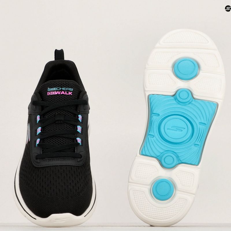 Кросівки жіночі SKECHERS Go Walk Arch Fit 2.0 Balin black/multi 11