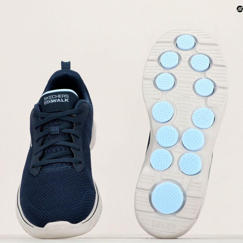 Кросівки жіночі SKECHERS Go Walk 7 Clear Path navy/white/light blue 11
