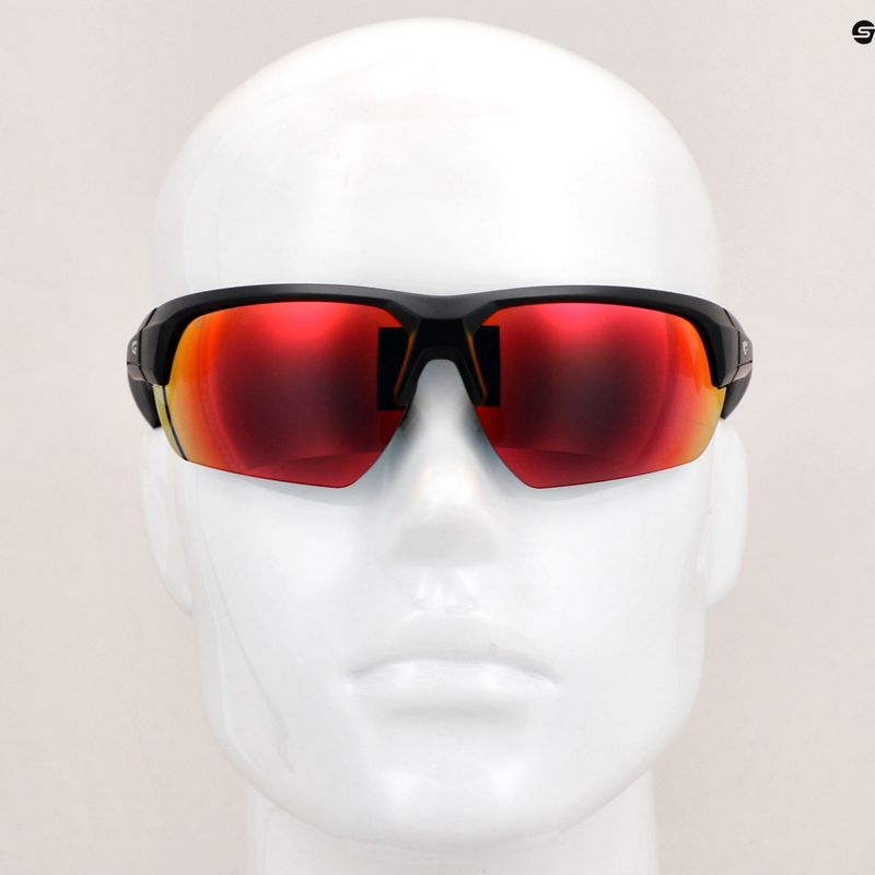 Окуляри сонцезахисні GOG Benelli matt black/polychromatic red 13