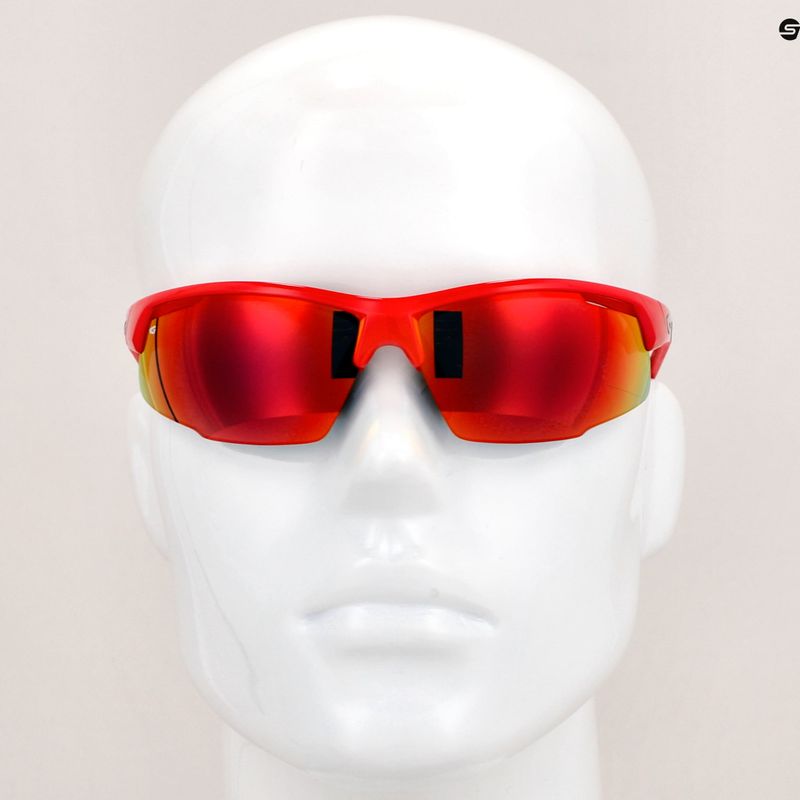 Окуляри сонцезахисні GOG Falcon red/black/polychromatic red 12