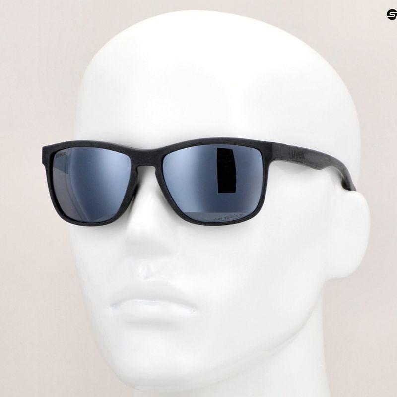Окуляри сонцезахисні UVEX LGL Ocean 2 P black/matte 11