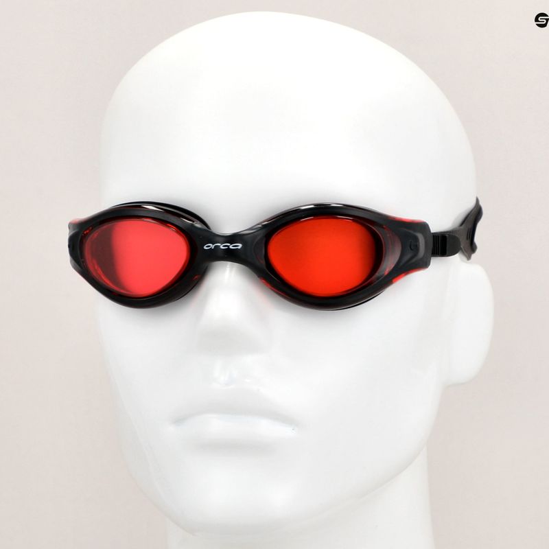 Окуляри для плавання Orca Killa Vision red/black 8