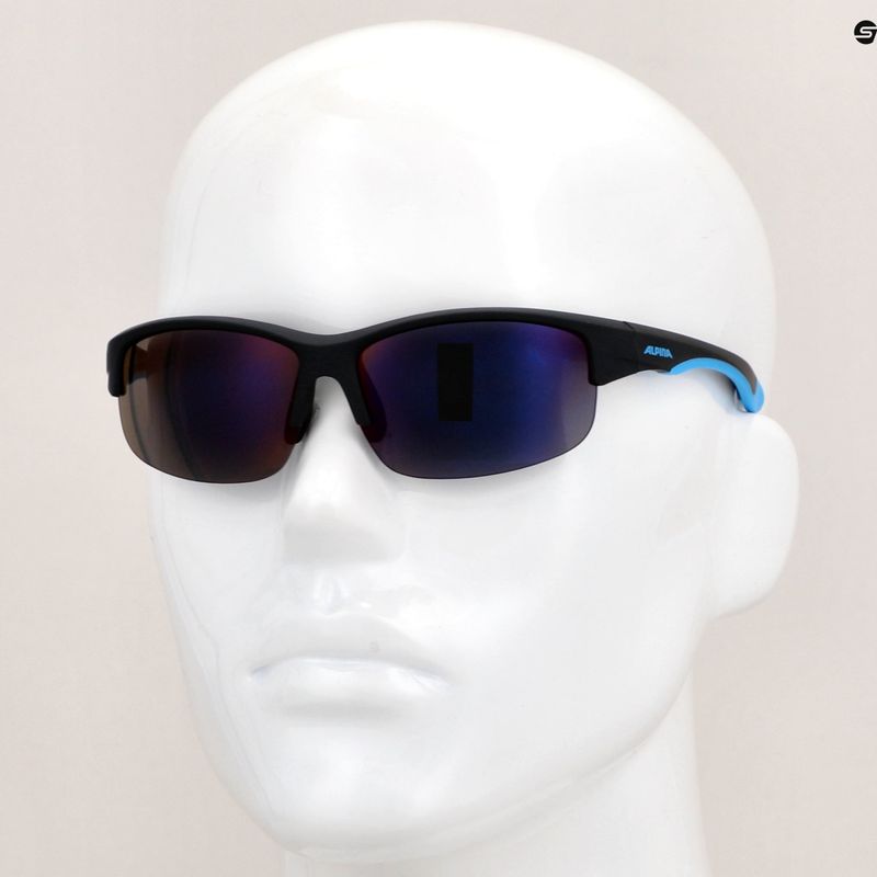 Окуляри сонцезахисні дитячі Alpina Junior Flexxy Youth HR black blue matt/blue mirror 7
