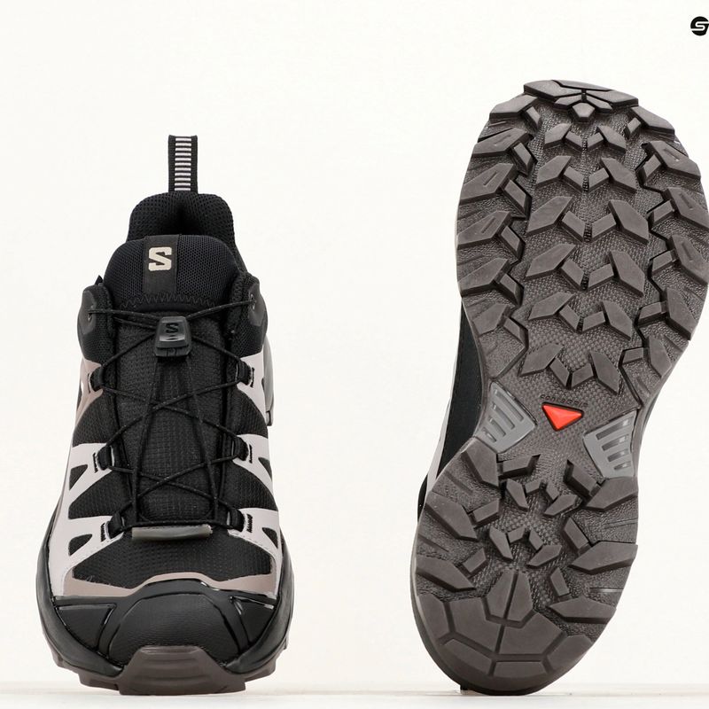 Жіночі туристичні черевики Salomon X Ultra 360 GTX чорні/сливовий кошеня/сланець 10